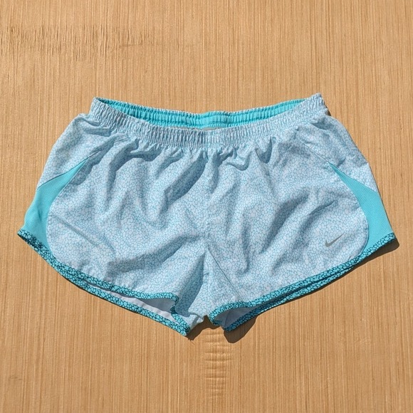 Nike Pants - Nike Running Shorts Women's Large Blue‎ White Athletic Workout Gym